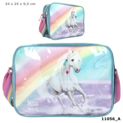 Depesche 11056 Weißes Pferd Miss Melody Umhängetasche RAINBOW Regenbogen