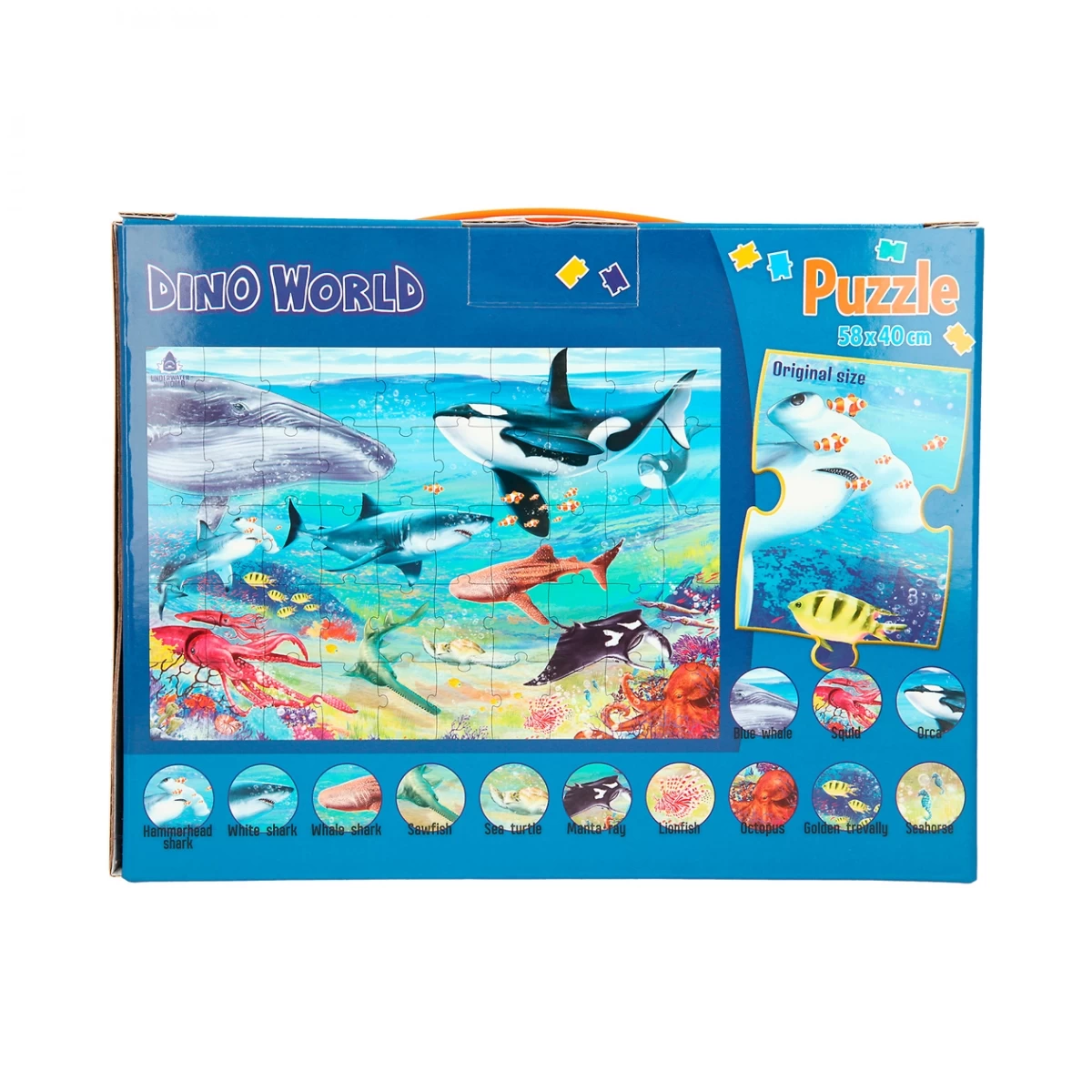 Depesche 11409 Dino World Puzzle 50 Teile UNDERWATER Unterwasserwelt Hai Wal Etc 2 Depesche 11409 Dino World Puzzle 50 Teile UNDERWATER Unterwasserwelt Hai Wal Etc – Bild 2