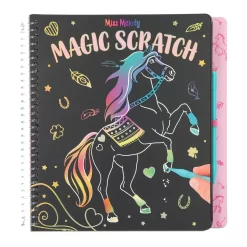 Depesche 11457 Pferd Miss Melody Magic Scratch Book Kratzbilder Kreativbuch