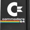 Commodore C64 Notizbuch A5 Hardcover Schwarz