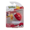Jazwares PKW0157 Pokemon Figur + Pokeball Clip'n'Go - Flemmli