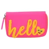 Depesche TopModel Geldbeutel Geldbörse Portemonnaie HELLO 10184 - Neonpink