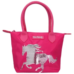 Depesche 10607 Pferd Miss Melody Handtasche Streich -Pailletten Pink