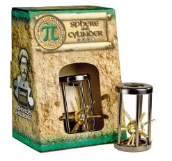 Eureka 3D Puzzle Metallpuzzle Archimedes` Sphere And Cylinder 473605