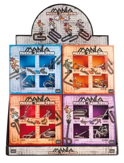 Eureka 3D Puzzle Mania Metallpuzzle Stufen 1-3 (orange) 473201