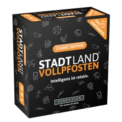 Stadt Land Vollpfosten Classic Edition Das Kartenspiel Ab 12 Jahren Reisespiel