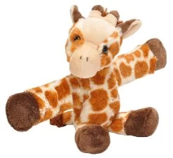 Wild Republic 19561 Huggers Plüschtier Mit Schnapparmband 20cm - Giraffe