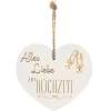 Vintage-Herz Aus Holz "Alles Liebe Zur Hochzeit" 21087