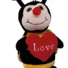 Biene Plüsch Mit Herz "Love" Und Flügeln Ca. 25cm