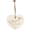 Kleines Vintage-Herz Aus Holz "Mama Ich Hab Dich Lieb" 24012