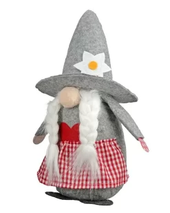 Gilde 26168 Türstopper Wichtel "I Mog Di" Aus Stoff Ca 35cm - Frau