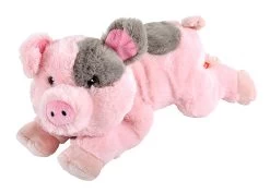 Wild Republic 26456 Ecokins Schwein Liegend Pig Ca. 30cm Plüsch