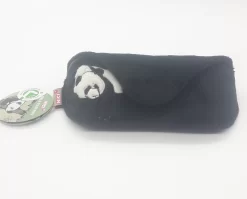 Nici 32496 Brillenetui Panda Fu Bao Schwarz Plüsch Ca 17x8cm Wild Friends