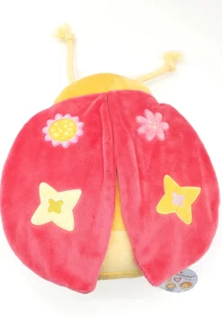 Nici 30399 Kissen Glücks-Käfer Little Wingels Rosa 30x25cm Plüsch Kuschelkissen