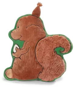 Nici 33425 Kissen Eichhörnchen Quincy Oak Figürlich 35x32cm Plüsch Forest Friend