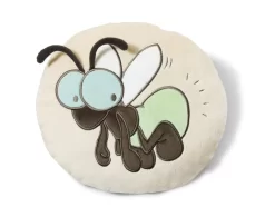 Nici 34068 Kissen Glowing Ringo Glühwürmchen Oval 30x26cm Plüsch Happy Summer