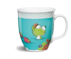 Nici 35451 Tasse Frosch Green Lilly Türkis Porzellan Kaffeetasse Teetasse
