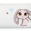 Nici 35672 Kissen Sweet Hearts Hase 43x25cm Plüsch Kuschelkissen Creme