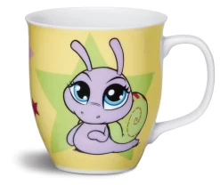 Nici 36475 Tasse Lila Schnecke Sweet Hearts Porzellan Kaffeetasse Teetasse