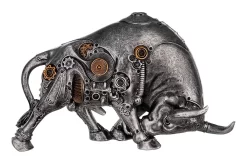Gilde 37040 Steampunk Figur Stierkampf 22cm Bullfight Dekoration