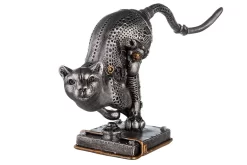 Gilde 37043 Steampunk Figur Gepard 25cm Dekoration