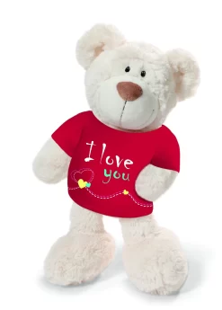 Nici 37756.1 Classic Bear Creme Mit Rotem T-Shirt "I Love You" 35cm Plüsch Schlenker -Kuscheiz Geschäft 37756 1 1 scaled