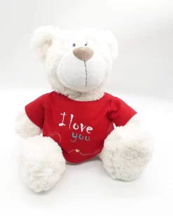 Nici 37756.1 Classic Bear Creme Mit Rotem T-Shirt "I Love You" 35cm Plüsch Schlenker -Kuscheiz Geschäft 37756 1 10 scaled