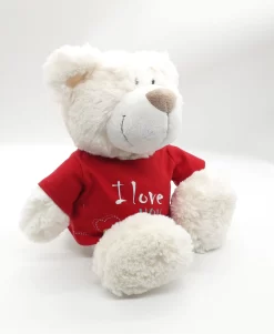 Nici 37756.1 Classic Bear Creme Mit Rotem T-Shirt "I Love You" 35cm Plüsch Schlenker -Kuscheiz Geschäft 37756 1 9 scaled