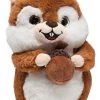 Eichhörnchen Mit Nuss Stofftier Plüsch Ca. 50cm - Braun 3786