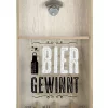 Gilde 42600 Kronkorken-Spiel Bierspiel "Bier Gewinnt" Wand-Flaschenöffner 48cm