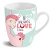 Nici 42712 Tasse Lama All You Need Is Love Porzellan Kaffeetasse Teetasse 310ml