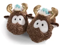 Nici 44130 Hausschuhe Rentier Reny Heart Firgürlich Plüsch Gr 34-37 (M) -Kuscheiz Geschäft 44130 04 ZA 2048x1447