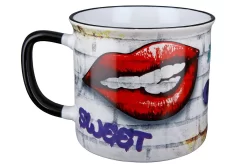 Gilde 44309 Keramik Tasse Streetart "Love" Ca. 390ml