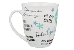 Gilde 44519 Jumbo-Tasse "Zeit Für Dich" Ca 400ml Porzellan -Kuscheiz Geschäft 44519 3 1