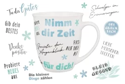 Gilde 44519 Jumbo-Tasse "Zeit Für Dich" Ca 400ml Porzellan -Kuscheiz Geschäft 44519 4 1