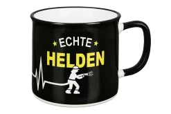 Gilde 44553 Keramik Tasse "Echte Helden" Feuerwehr Ca. 390ml