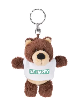 Nici 44698 Schlüsselanhänger Bär Mit T-Shirt Ca 10cm - Be Happy