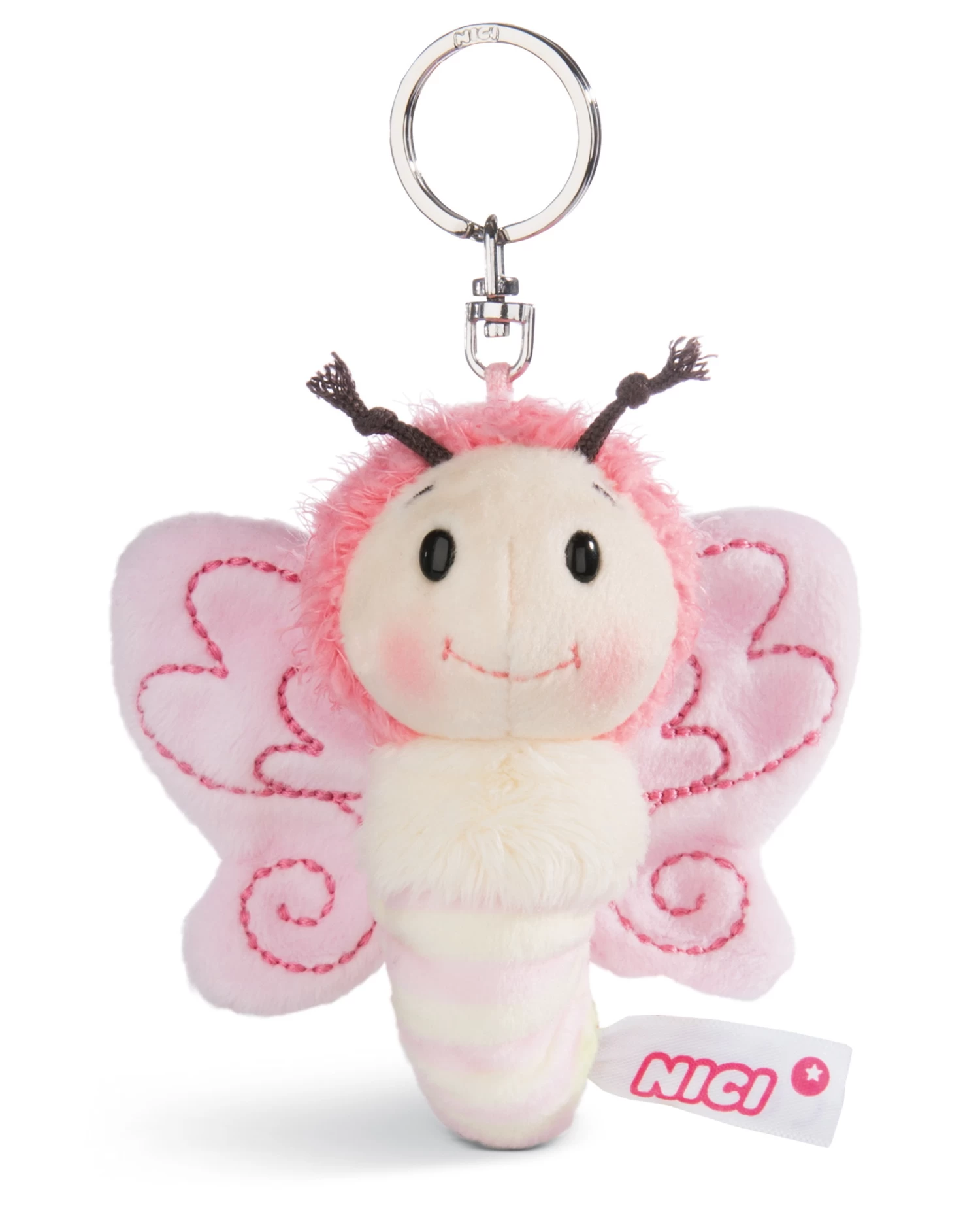 Nici 44931 Schlüsselanhänger Schmetterling Ca 10cm Plüsch Hello Spring - Rosa 1 Nici 44931 Schlüsselanhänger Schmetterling Ca 10cm Plüsch Hello Spring - Rosa