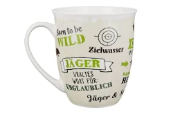 Gilde 44946 Jumbo-Tasse "Wild & Ungezähmt" Mit Sprüchen Ca. 400ml Porzellan -Kuscheiz Geschäft 44946 3 1