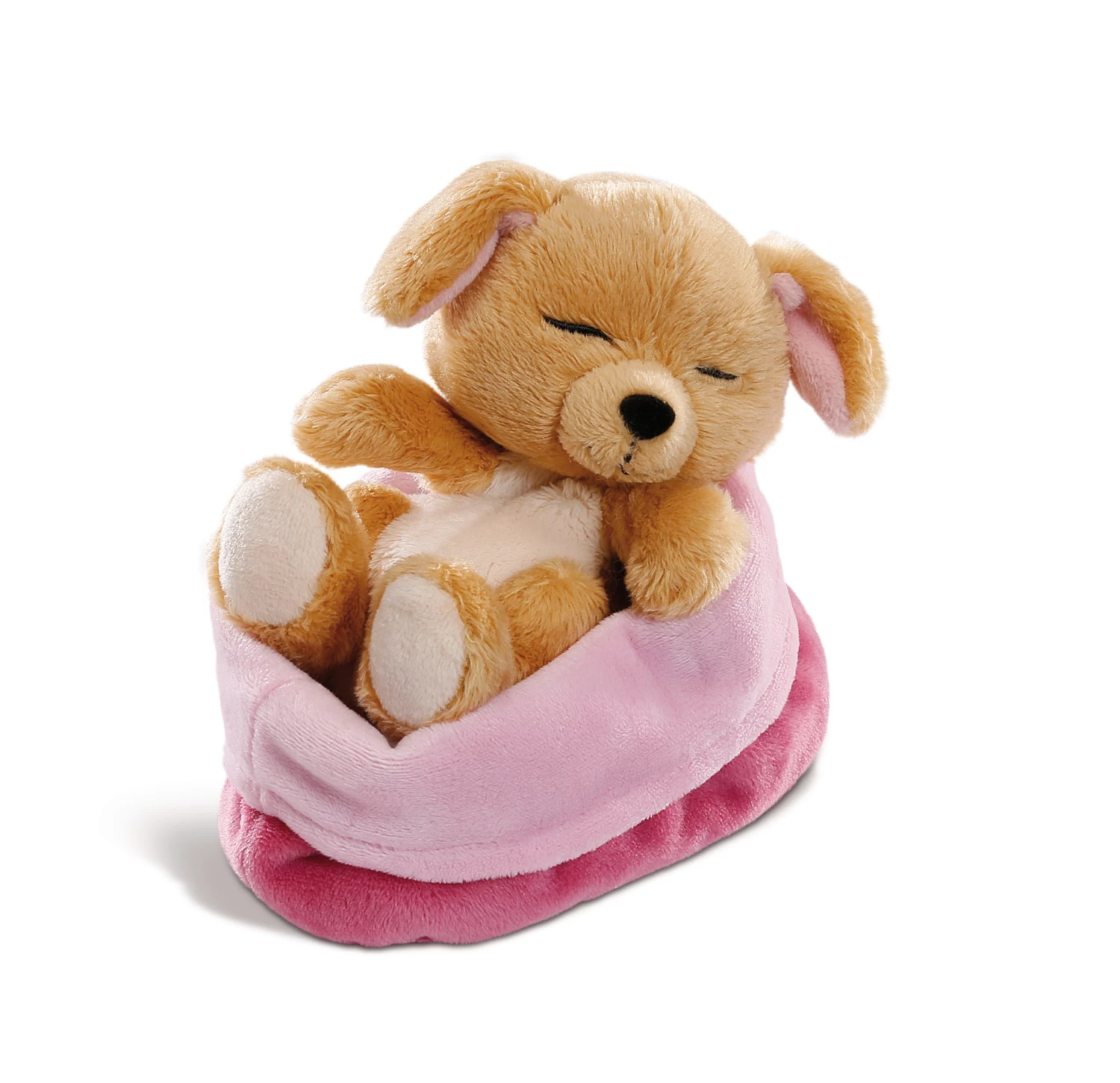 Nici 45371 Sleeping Puppies Schlafendes Hundebaby Im Körbchen 12cm Karamell 4 Nici 45371 Sleeping Puppies Schlafendes Hundebaby Im Körbchen 12cm Karamell – Bild 4