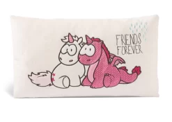 Nici 45700 Kissen Einhorn-Drache Ruby De La Rosa Plüsch Kuschelkissen