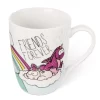 Nici 45701 Porzellantasse Einhorn-Drache Ruby De La Rosa Friends Forever 350ml