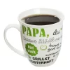 Gilde 46612 Jumbo-Tasse "Papa, Du Bist Mein Fels...!" Ca 400ml Porzellan