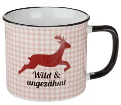 Gilde 46711 Keramik Tasse "Wild & Ungezähmt" Ca. 390ml