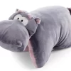 Nici 47983 Kuscheltierkissen 2in1 Nilpferd DJ Nilbert 40x30cm Wild Friends GREEN