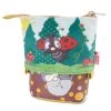 Nici 48214 Schlamper Stifte-Mäppchen Ca 19,5cm Forest Friends GREEN Plüsch