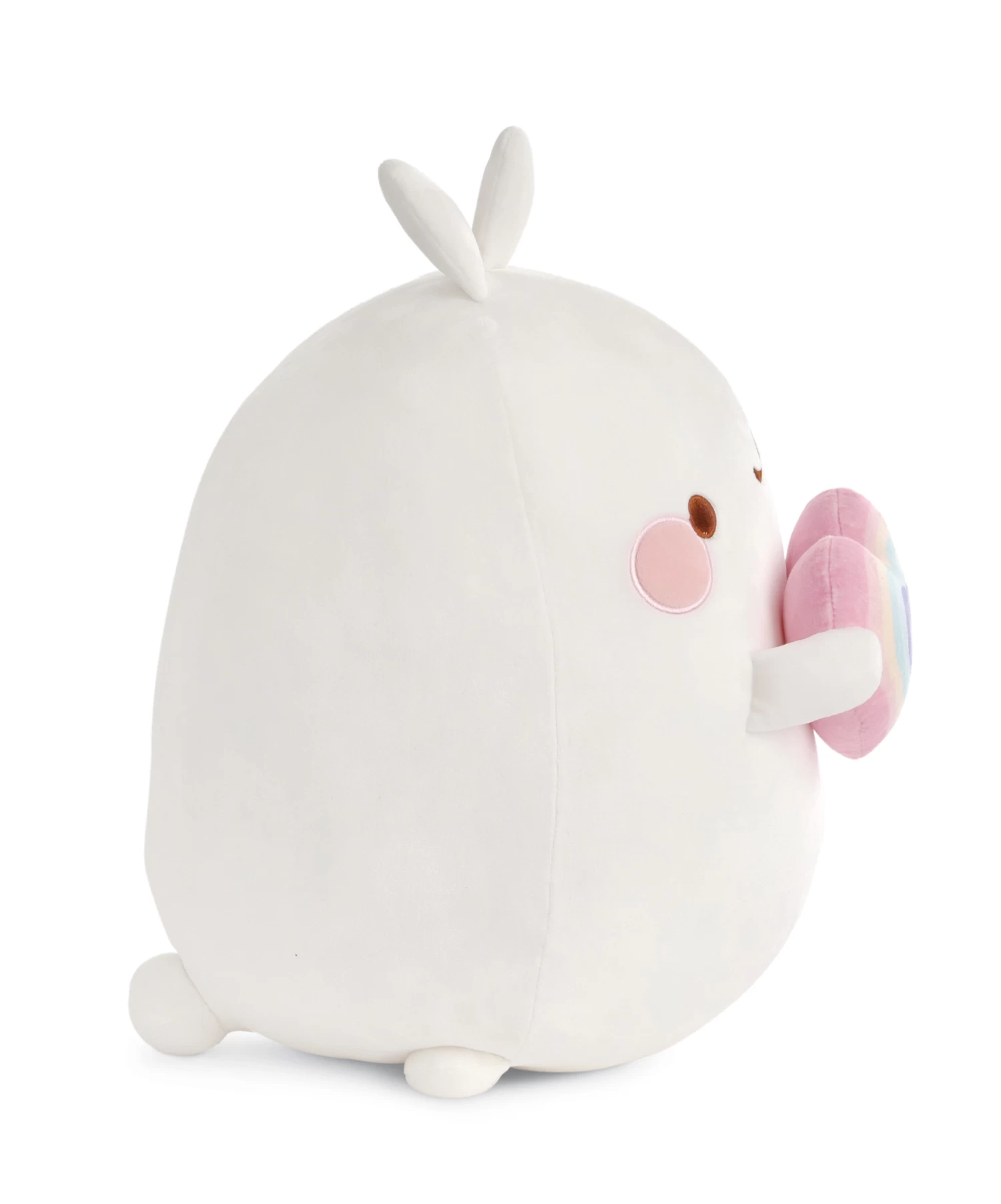 Nici 48226 Molang Mit Regenbogenherz 48cm Stretch-Plüsch Kuscheltier Kawaii 2 Nici 48226 Molang Mit Regenbogenherz 48cm Stretch-Plüsch Kuscheltier Kawaii – Bild 2