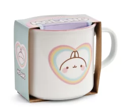 Nici 48234 Tasse Molang Regenbogen In Geschenkverpackung Porzellan 400ml Kawaii -Kuscheiz Geschäft 48235 01 HA Frei