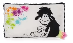 Nici 48254 Kissen Schwarzes Schaf Jerome Ca 43x25cm Comic Wolf Ulvy & Friends