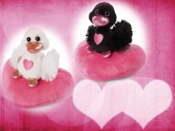 Nici 48264 + 48265 SET Schwäne Auf Herzkissen Ca 13cm Plüsch Love Classics GREEN 25 Nici 48264 + 48265 SET Schwäne Auf Herzkissen Ca 13cm Plüsch Love Classics GREEN -Kuscheiz Geschäft 48264 48265 SET